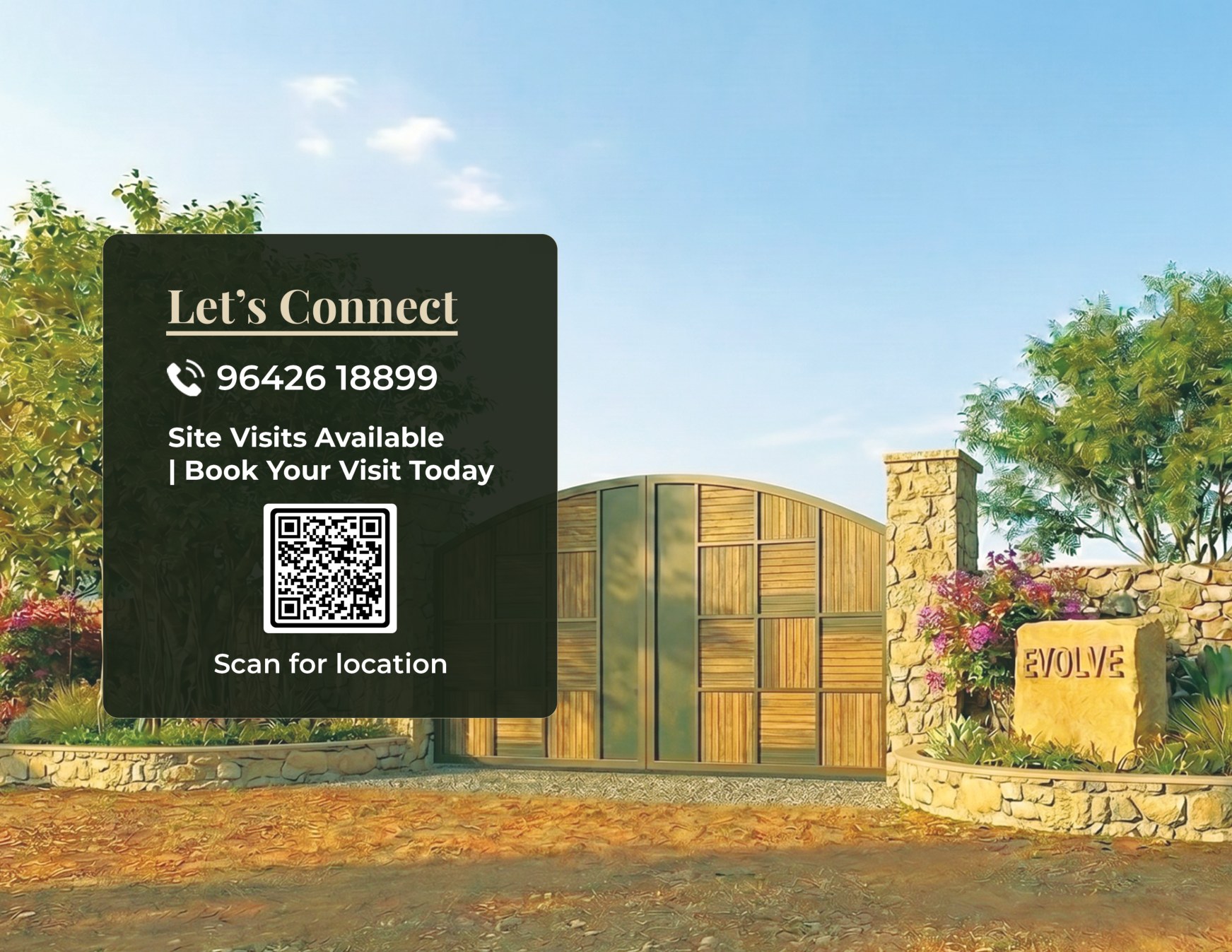 Let's Connect — Site Visits Available